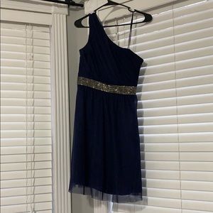 Max and Cleo, Navy, One shoulder!!